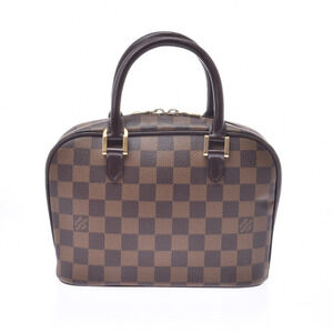 LOUIS VUITTON Damier Saria Brown Canvas Handbag